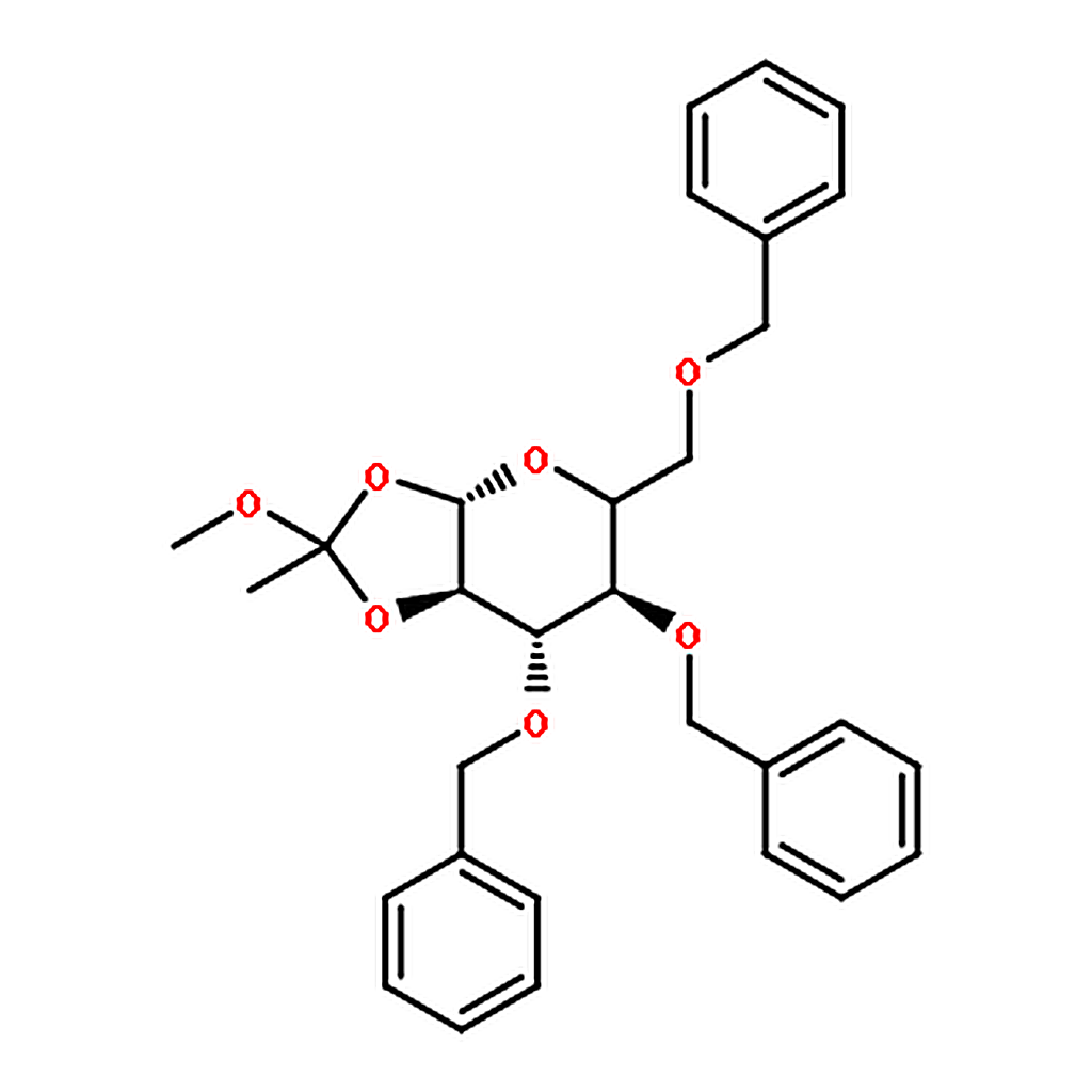 RHAWN 3，4，6-Tri-O-benzyl--D-mannopyranose 1，2-(Methyl Orthoacetate)