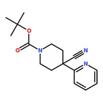 RHAWN tert-Butyl 4-cyano-4-(pyridin-2-yl)piperidine-1-carboxylate