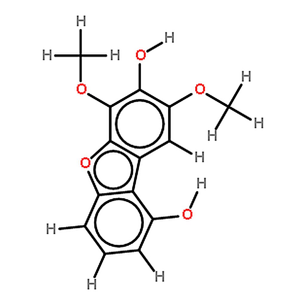 RHAWN 6，8-Dimethoxy-1，7-dibenzofurandiol/9-Hydroxyeriobofuran