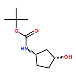 RHAWN tert-Butyl ((1S,3R)-3-hydroxycyclopentyl)carbamate