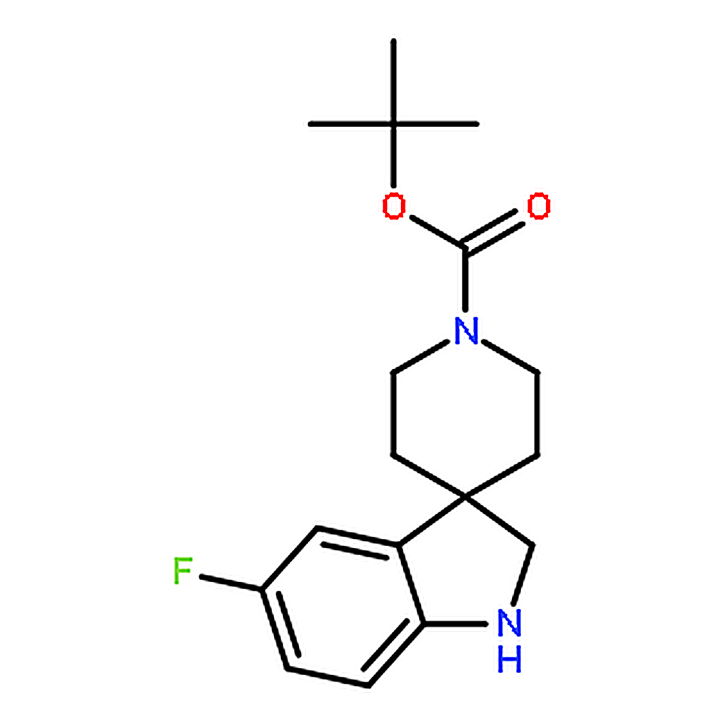 RHAWN tert-Butyl 5-fluorospiro[indoline-3，4'-piperidine]-1'-carboxylate
