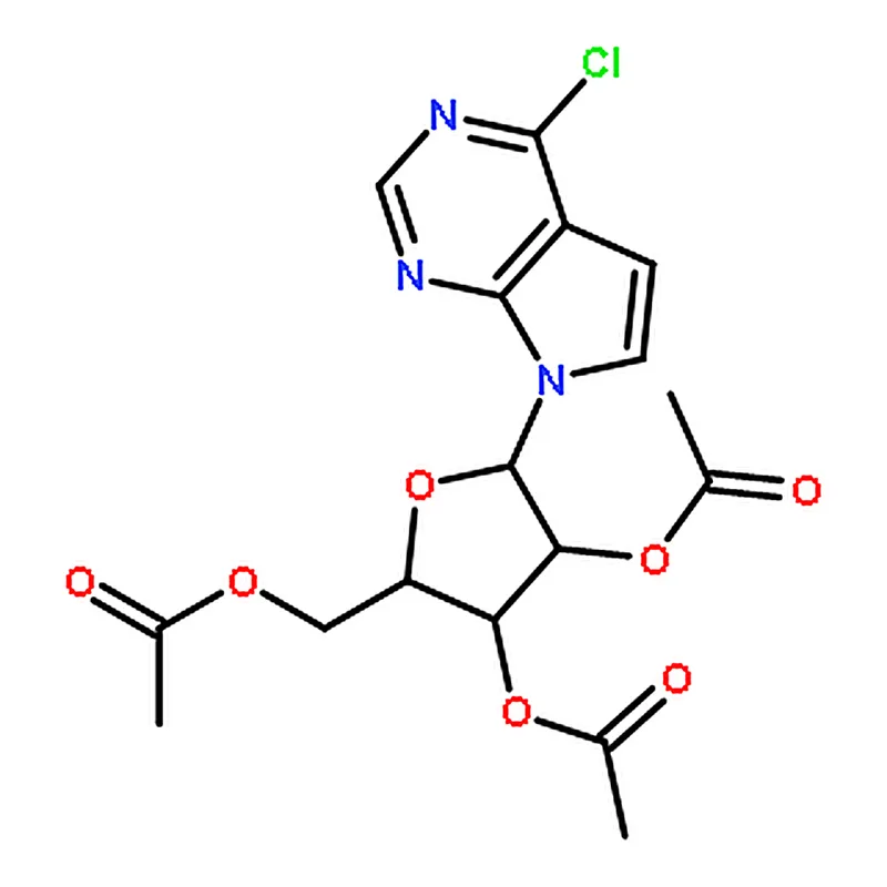 RHAWN 6-Chloro-7-deaza-9-(2▽,3▽,5▽-tri-O-acetyl--D-ribofuranoysyl)purine