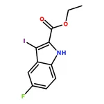 RHAWN Ethyl 5-fluoro-3-iodo-1H-indole-2-carboxylate