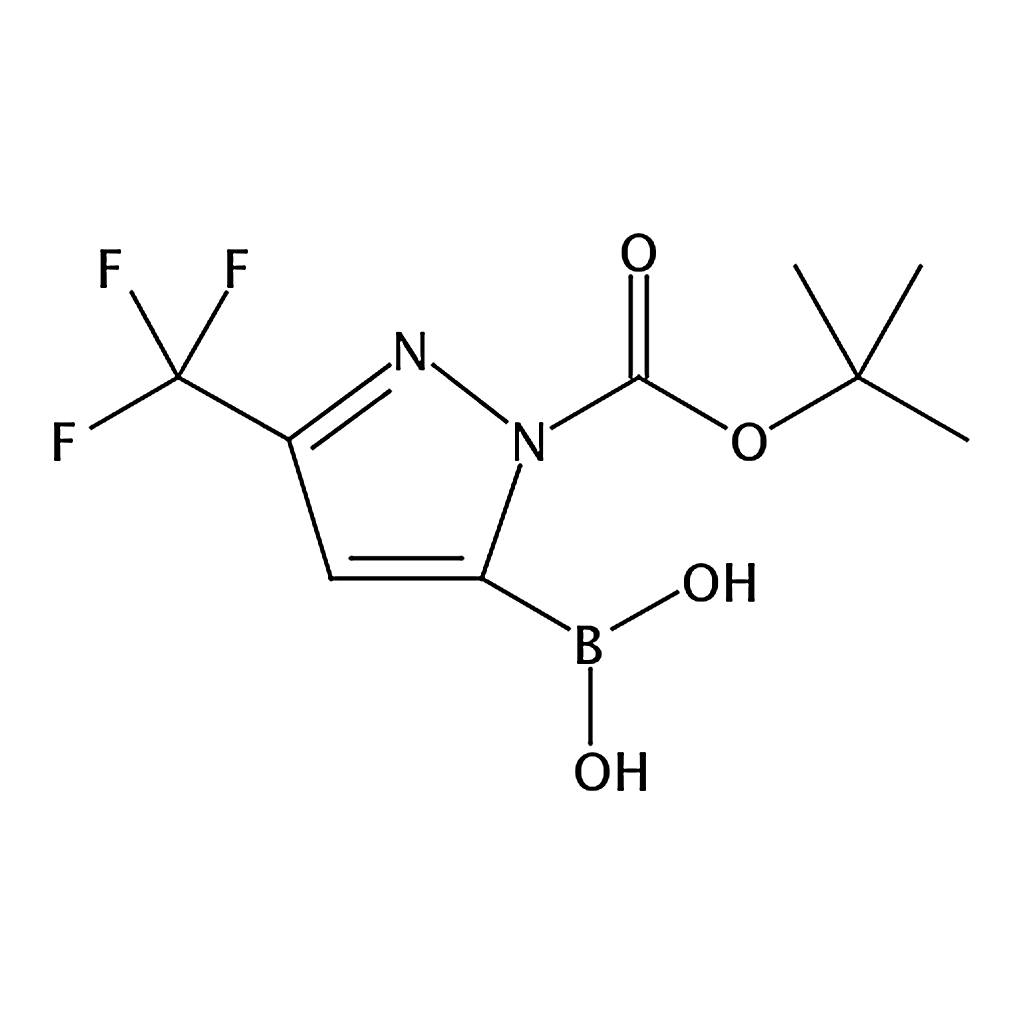 RHAWN (1-(tert-Butoxycarbonyl)-3-(trifluoromethyl)-1H-pyrazol-5-yl)boronic acid
