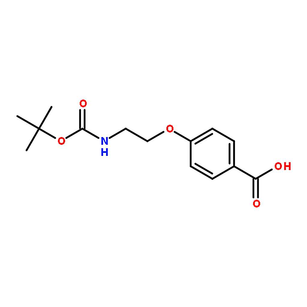RHAWN 4-(2-((Tert-butoxycarbonyl)amino)ethoxy)benzoic acid