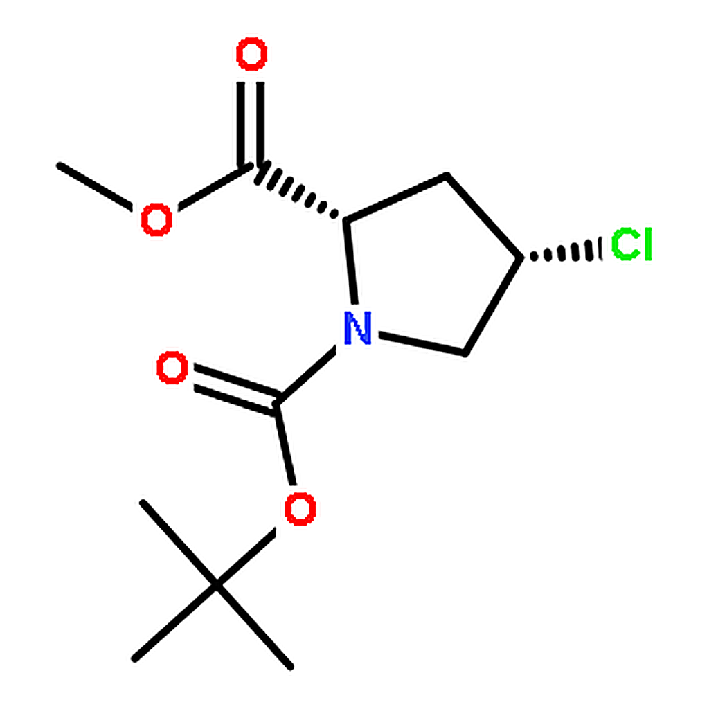 RHAWN (2S,4S)-1-tert-Butyl 2-methyl 4-chloropyrrolidine-1,2-dicarboxylate