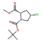 RHAWN (2S,4S)-1-tert-Butyl 2-methyl 4-chloropyrrolidine-1,2-dicarboxylate