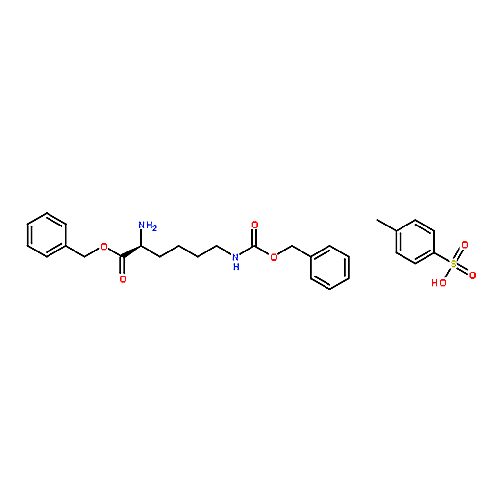 RHAWN benzyl (2S)-2-amino-6-(phenylmethoxycarbonylamino)hexanoate，4-methylbenzenesulfonic acid
