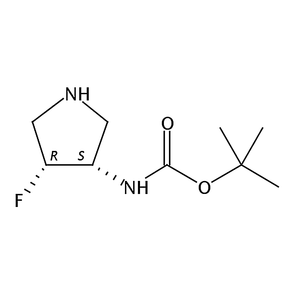 RHAWN tert-Butyl (cis-4-fluoropyrrolidin-3-yl)carbamate