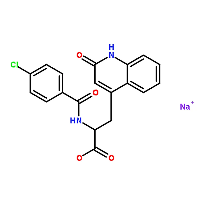 RHAWN Sodium2-(4-chlorobenzamido)-3-(2-oxo-1,2-dihydroquinolin-4-yl)propanoate