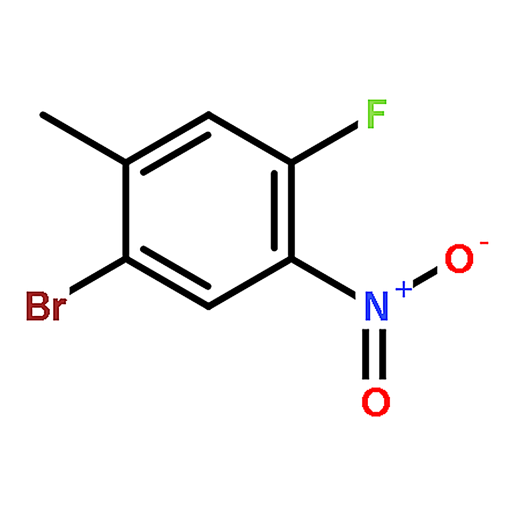 RHAWN 1-Bromo-4-fluoro-2-methyl-5-nitrobenzene