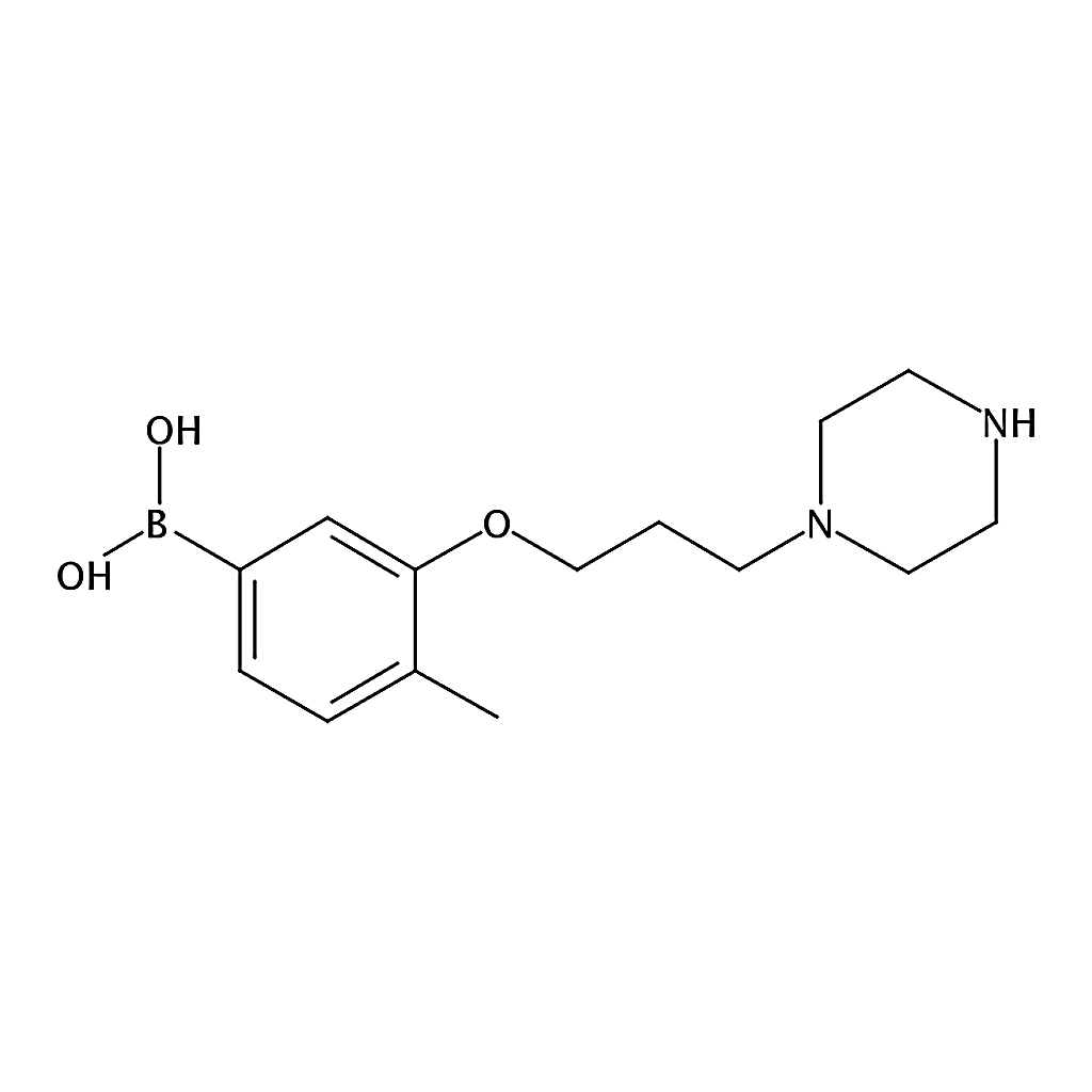 RHAWN 4-Methyl-3-(3-(piperazin-1-yl)propoxy)phenylboronic acid