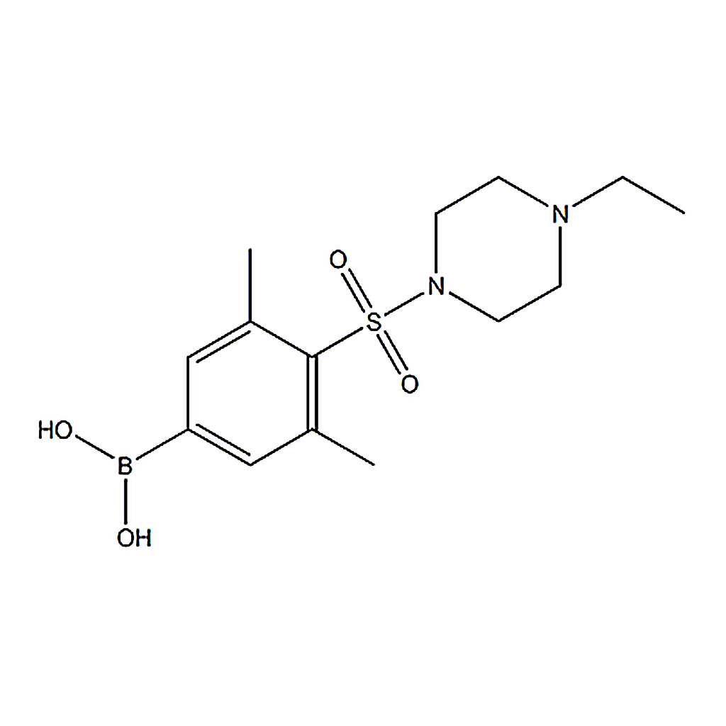 RHAWN (4-((4-Ethylpiperazin-1-yl)sulfonyl)-3，5-dimethylphenyl)boronic acid
