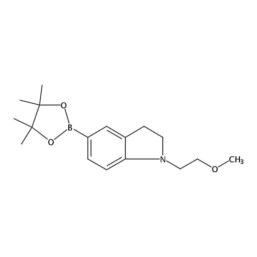 RHAWN 1-(2-Methoxyethyl)-5-(4,4,5,5-tetramethyl-1,3,2-dioxaborolan-2-yl)indoline