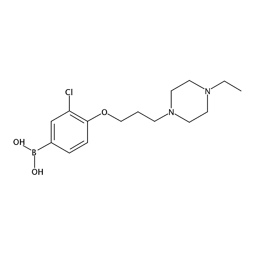 RHAWN (3-Chloro-4-(3-(4-ethylpiperazin-1-yl)propoxy)phenyl)boronic acid