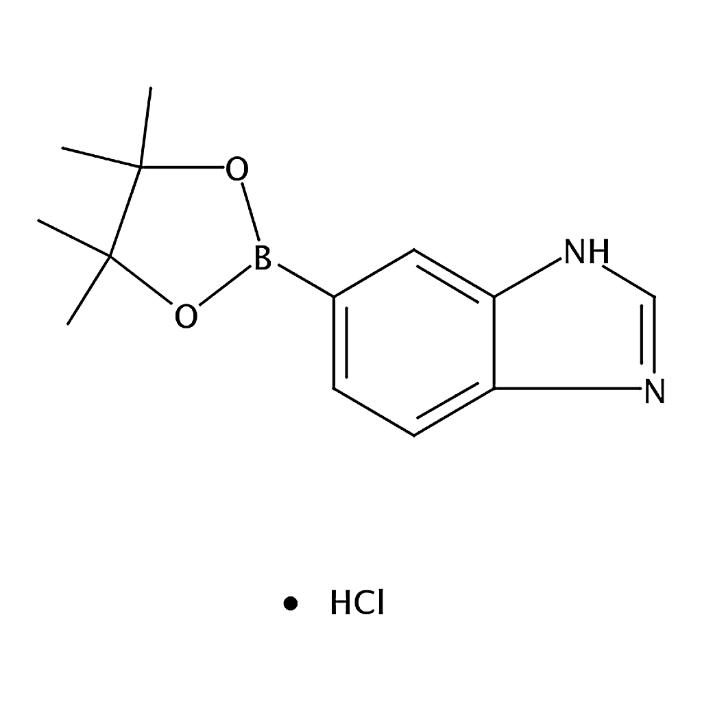 RHAWN 6-(4，4，5，5-Tetramethyl-1，3，2-dioxaborolan-2-yl)-1H-benzo[d]imidazole hydrochloride