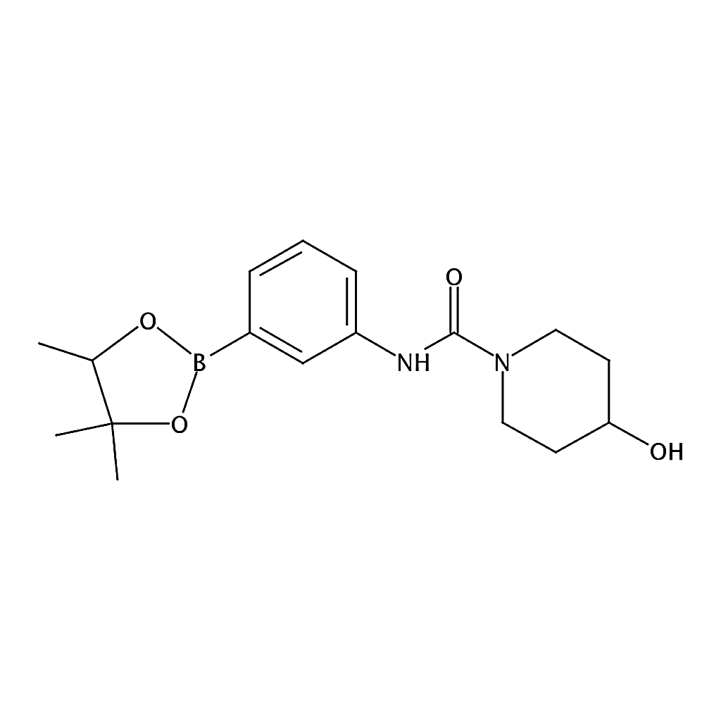 RHAWN 4-Hydroxy-N-(3-(4，4，5-trimethyl-1，3，2-dioxaborolan-2-yl)phenyl)piperidine-1-carboxamide