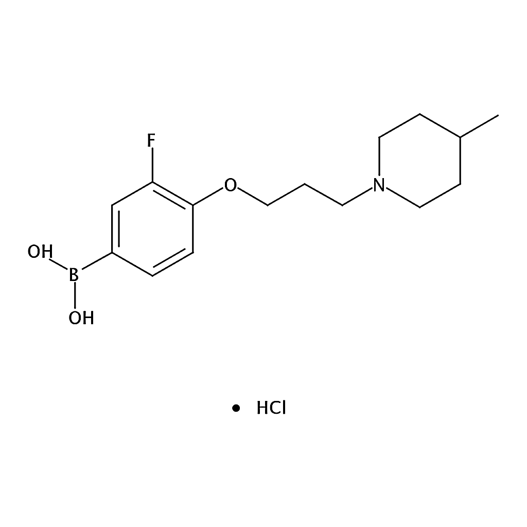 RHAWN (3-Fluoro-4-(3-(4-methylpiperidin-1-yl)propoxy)phenyl)boronic acid hydrochloride