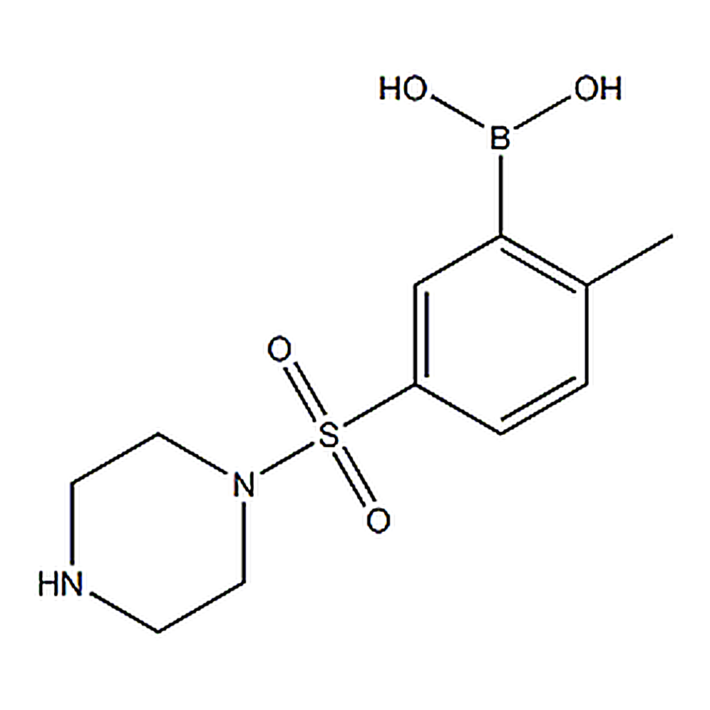 RHAWN (2-Methyl-5-(piperazin-1-ylsulfonyl) phenyl)boronic acid