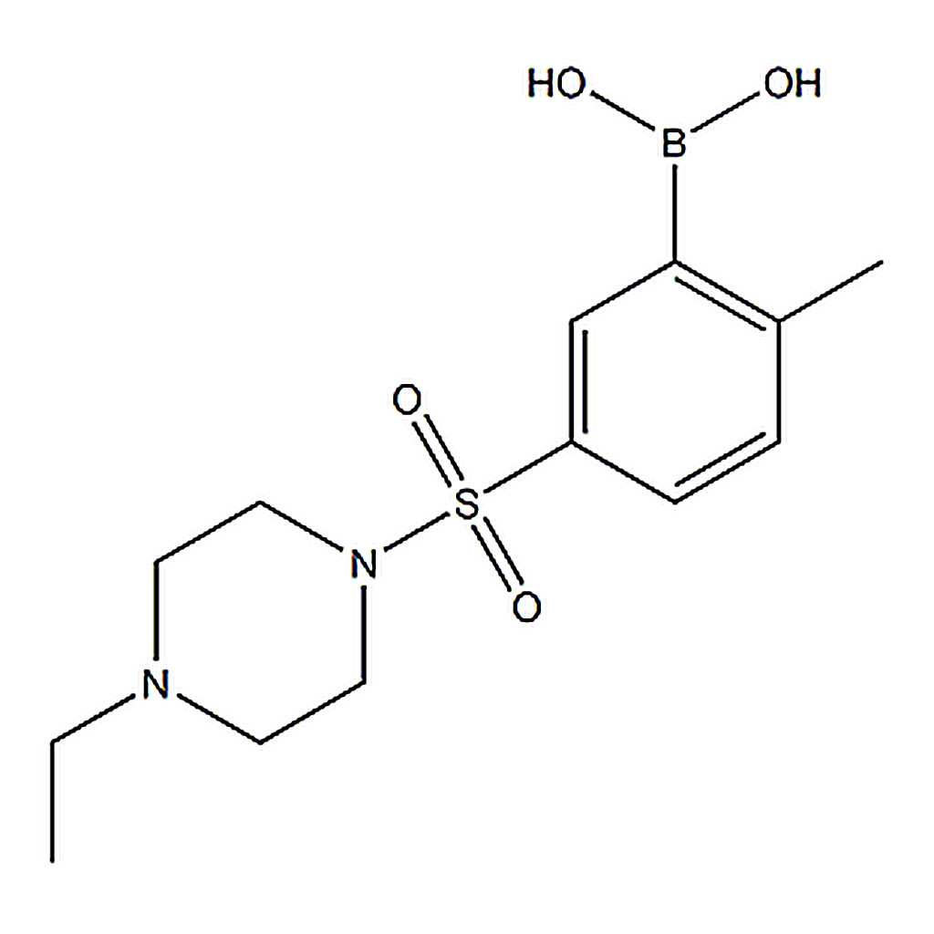 RHAWN (5-((4-Ethylpiperazin-1-yl)sulfonyl) -2-methylphenyl)boronic acid