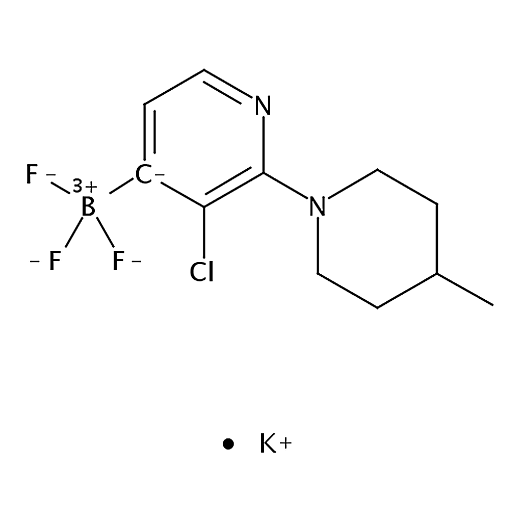 RHAWN potassiuM (3-chloro-2-(4-Methylpiperidin-1-yl)pyridin-4-yl)trifluoroborate