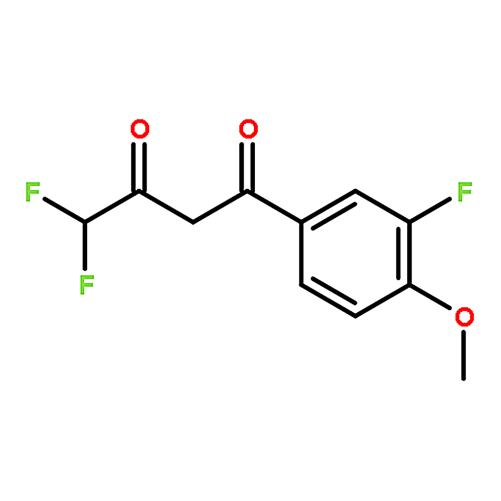 RHAWN 4,4-difluoro-1-(3-fluoro-4-methoxyphenyl)butane-1,3-dione