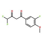 RHAWN 4,4-difluoro-1-(3-fluoro-4-methoxyphenyl)butane-1,3-dione