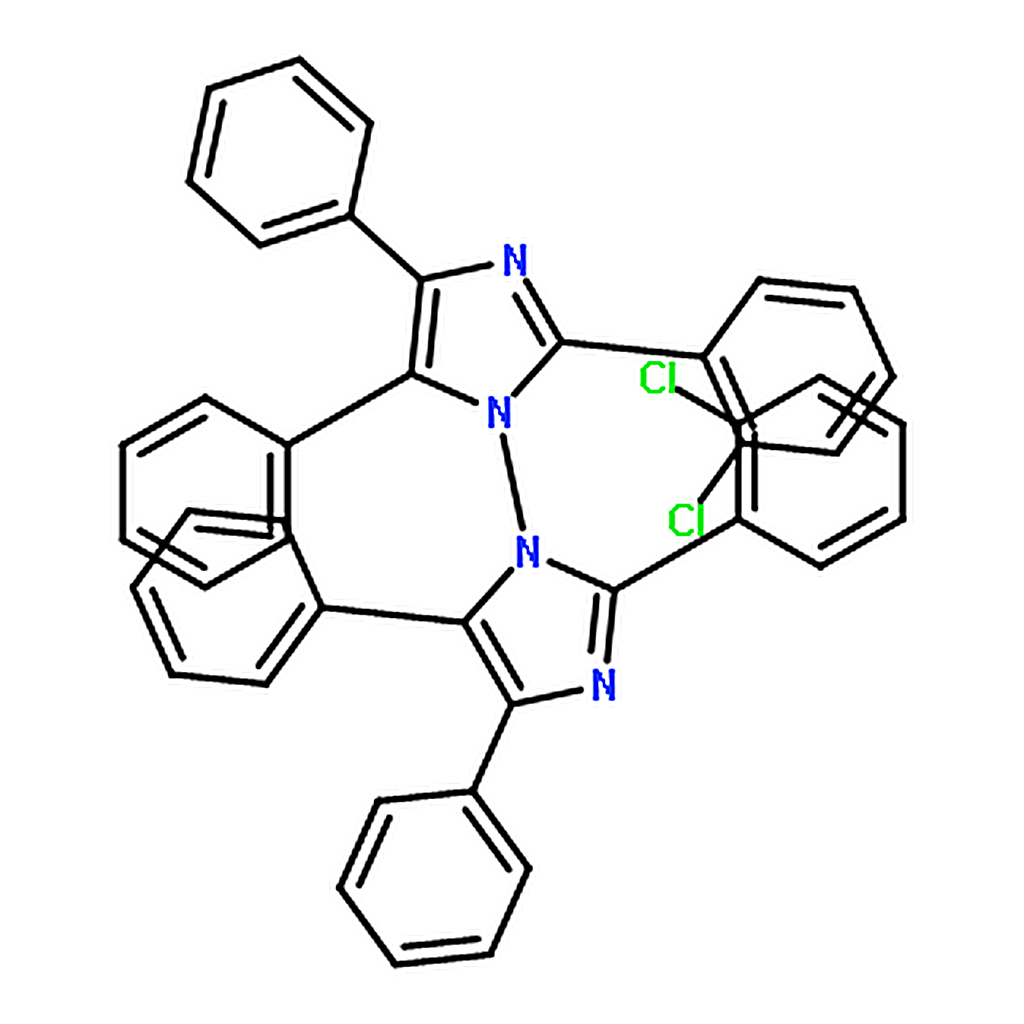 RHAWN 2,2'-Bis(2-chlorophenyl)-4,4',5,5'-tetraphenyl-1,1'-biimidazole