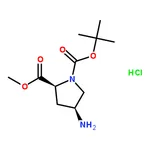 RHAWN Methyl (2S,4S)-1-Boc-4-aminopyrrolidine-2-carboxylate hydrochloride