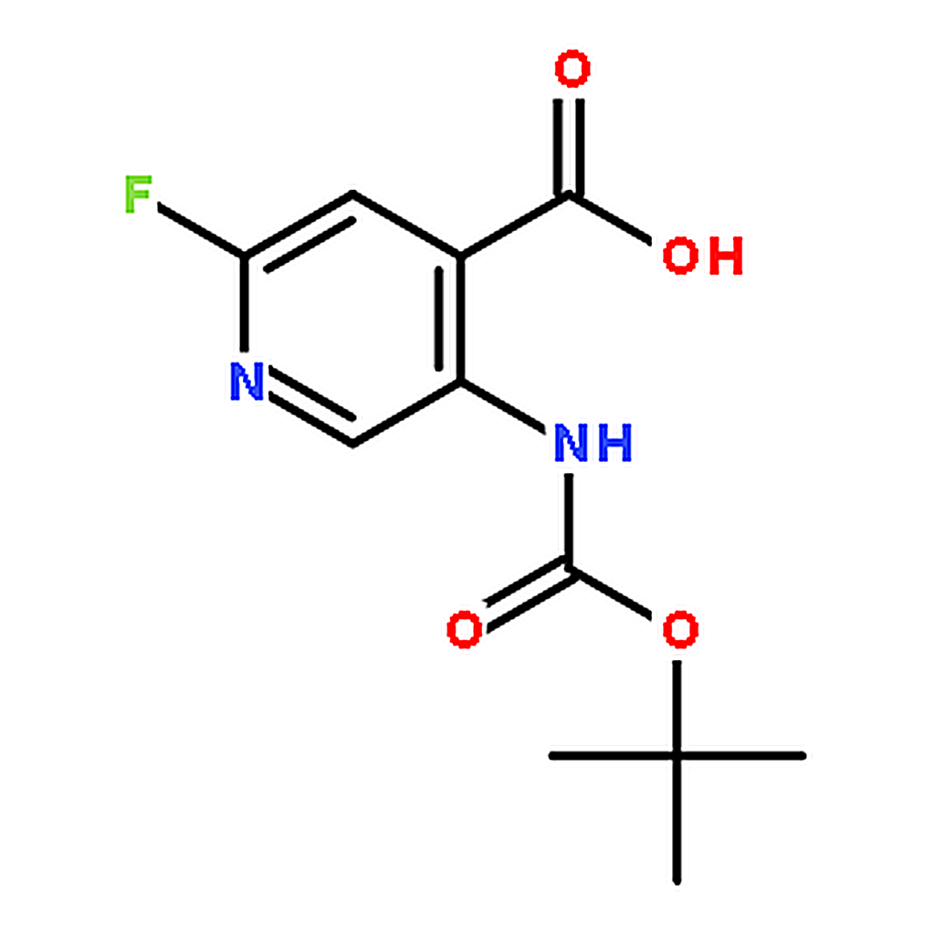 RHAWN 5-((tert-Butoxycarbonyl)amino)-2-fluoroisonicotinic acid