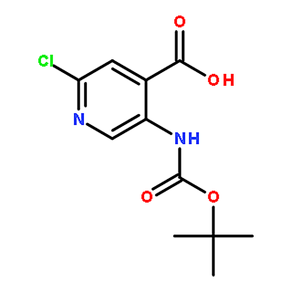 RHAWN 5-{[(tert-butoxy)carbonyl]amino}-2-chloropyridine-4-carboxylic acid