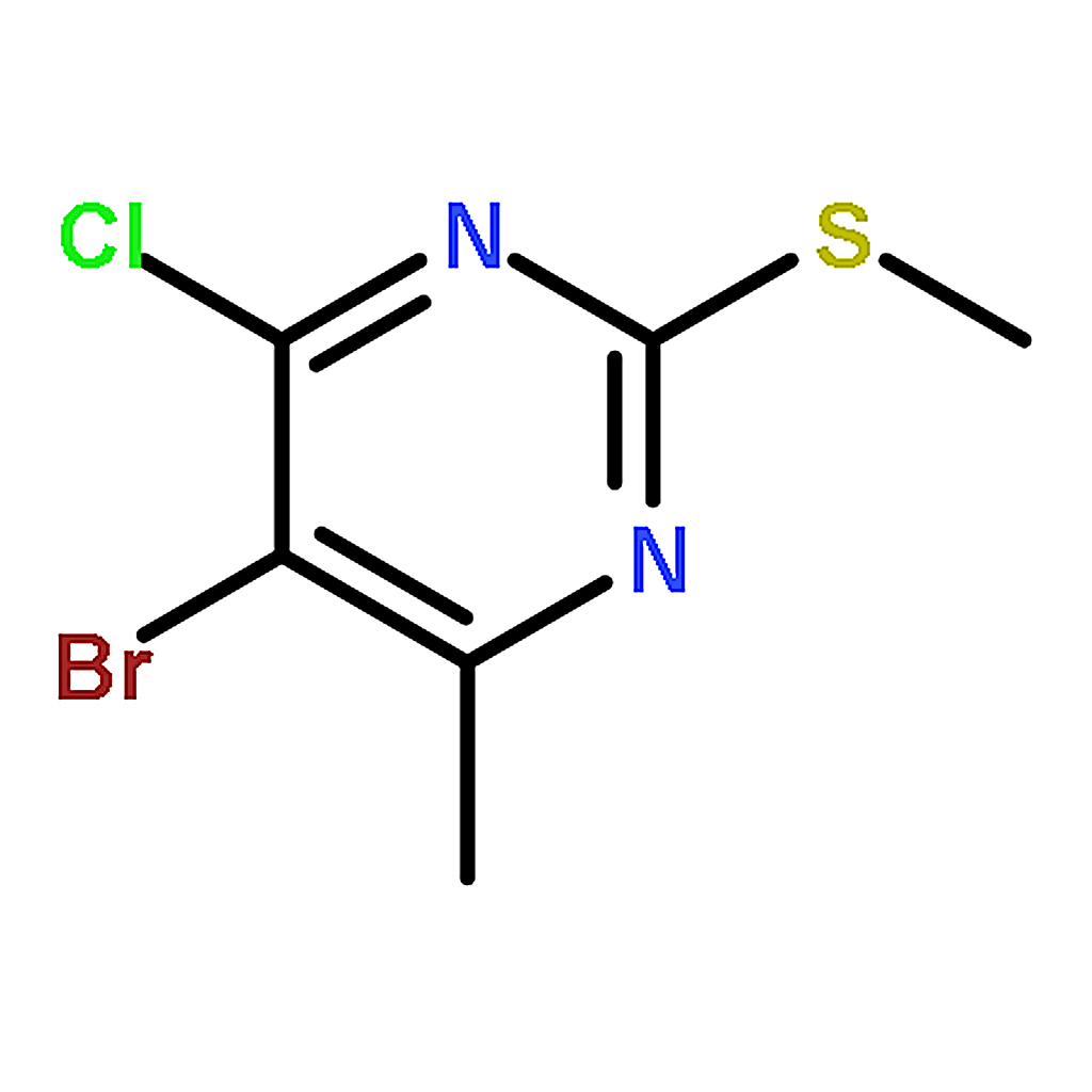 RHAWN 5-Bromo-4-chloro-6-methyl-2-(methylthio)pyrimidine