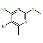 RHAWN 5-Bromo-4-chloro-6-methyl-2-(methylthio)pyrimidine