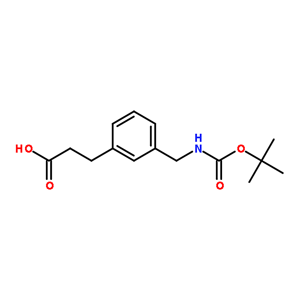 RHAWN 3-(3-(((tert-butoxycarbonyl)amino)methyl)phenyl)propanoic acid
