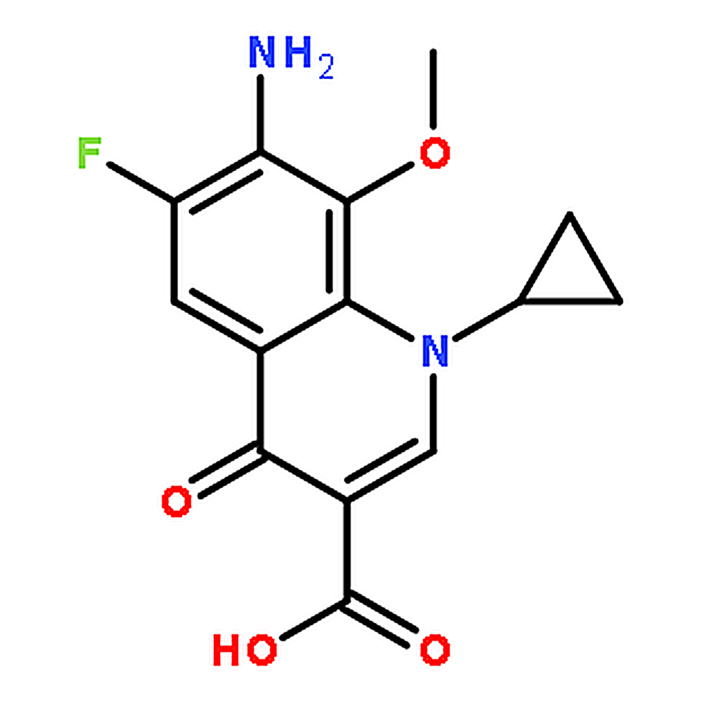 RHAWN 7-Amino-1-cyclopropyl-6-fluoro-8-methoxy-4-oxo-1,4-dihydroquinoline-3-carboxylic acid
