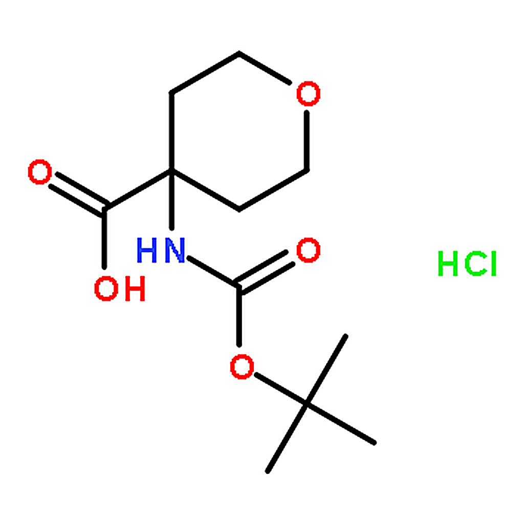 RHAWN 4-(Boc-amino)tetrahydropyran-4-carboxylic acid