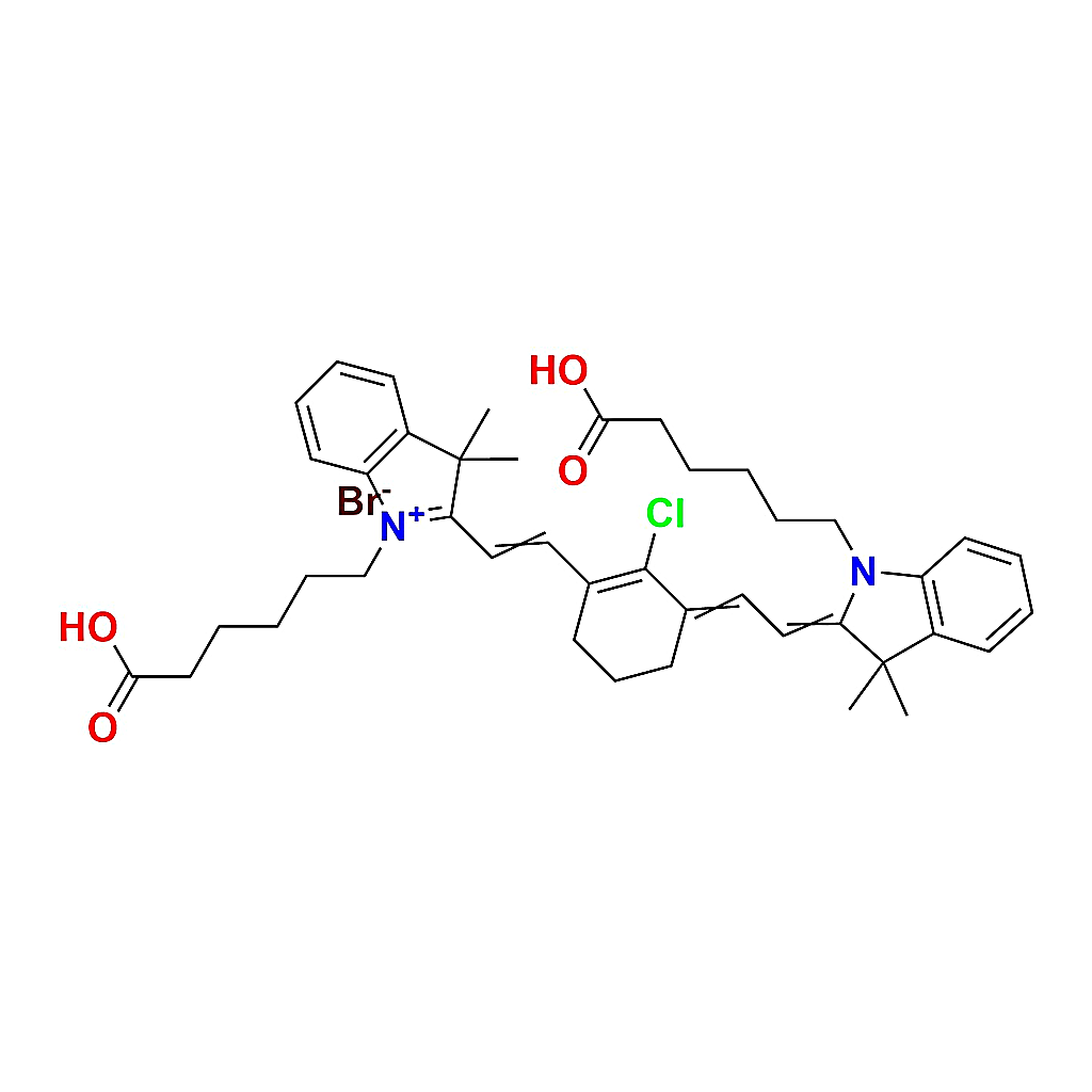 RHAWN 1-(5-Carboxypentyl)-2-(2-(3-(2-(1-(5-carboxypentyl)-3,3-dimethylindolin-2-ylidene)ethylidene