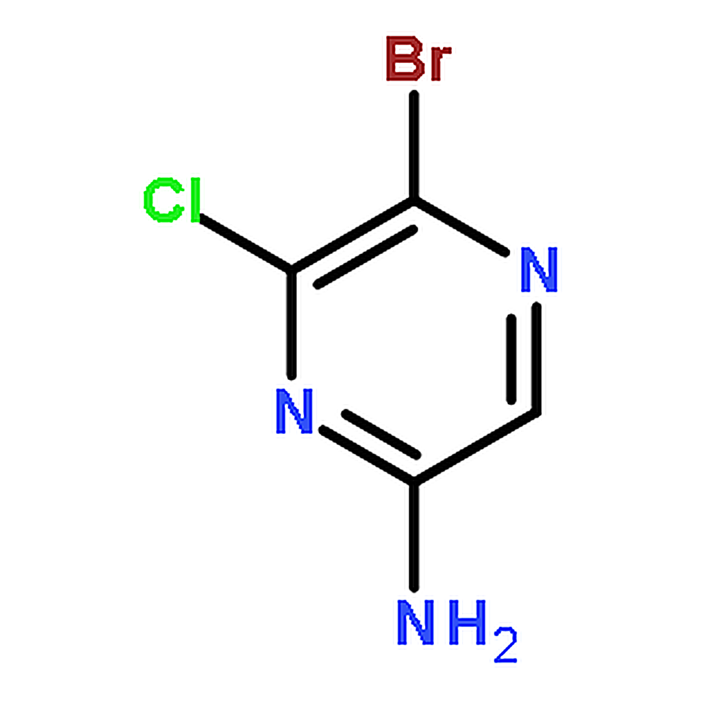 RHAWN 2-Amino-5-bromo-6-chloropyrazine