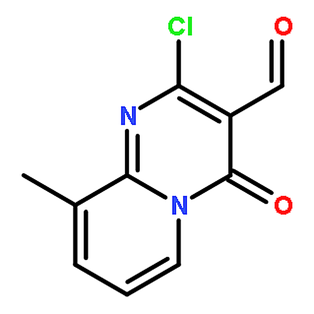 RHAWN 2-Chloro-9-methyl-4-oxo-4H-pyrido[1,2-a]pyrimidine-3-carbaldehyde