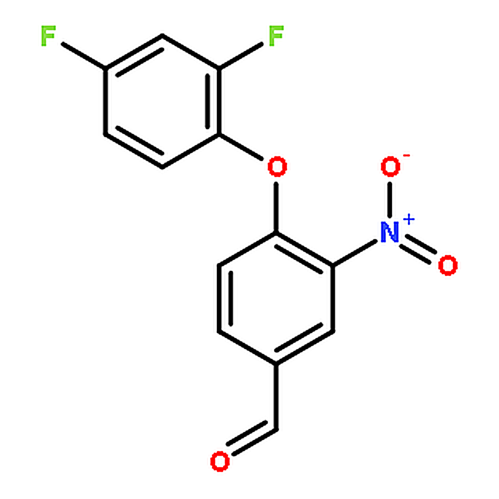 RHAWN 4-(2，4-Difluorophenoxy)-3-nitrobenzaldehyde