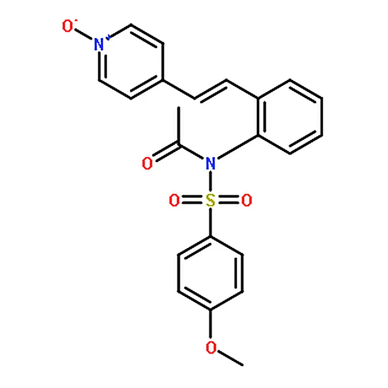 RHAWN (E)-4-(2-(N-((4-Methoxyphenyl)sulfonyl)acetamido)styryl)pyridine 1-oxide