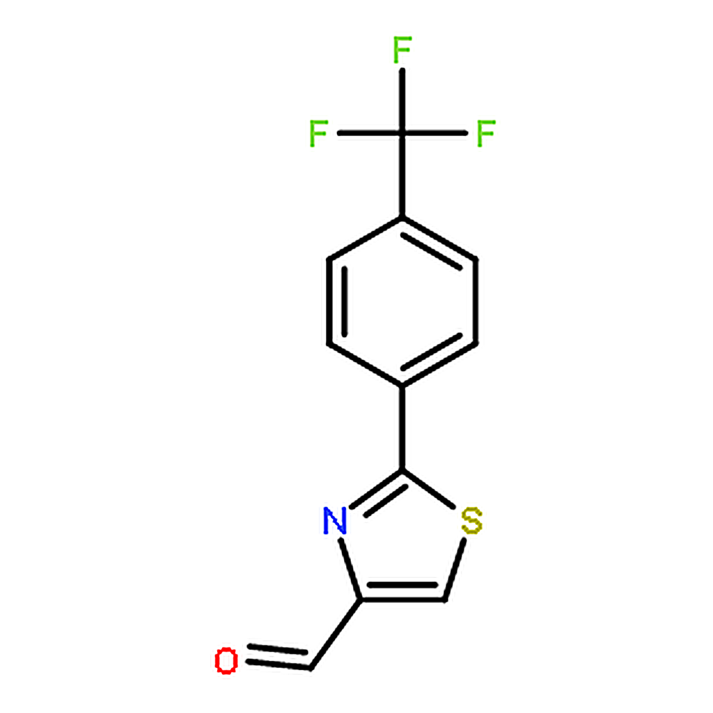 RHAWN 2-(4-(Trifluoromethyl)phenyl)thiazole-4-carbaldehyde