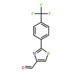 RHAWN 2-(4-(Trifluoromethyl)phenyl)thiazole-4-carbaldehyde