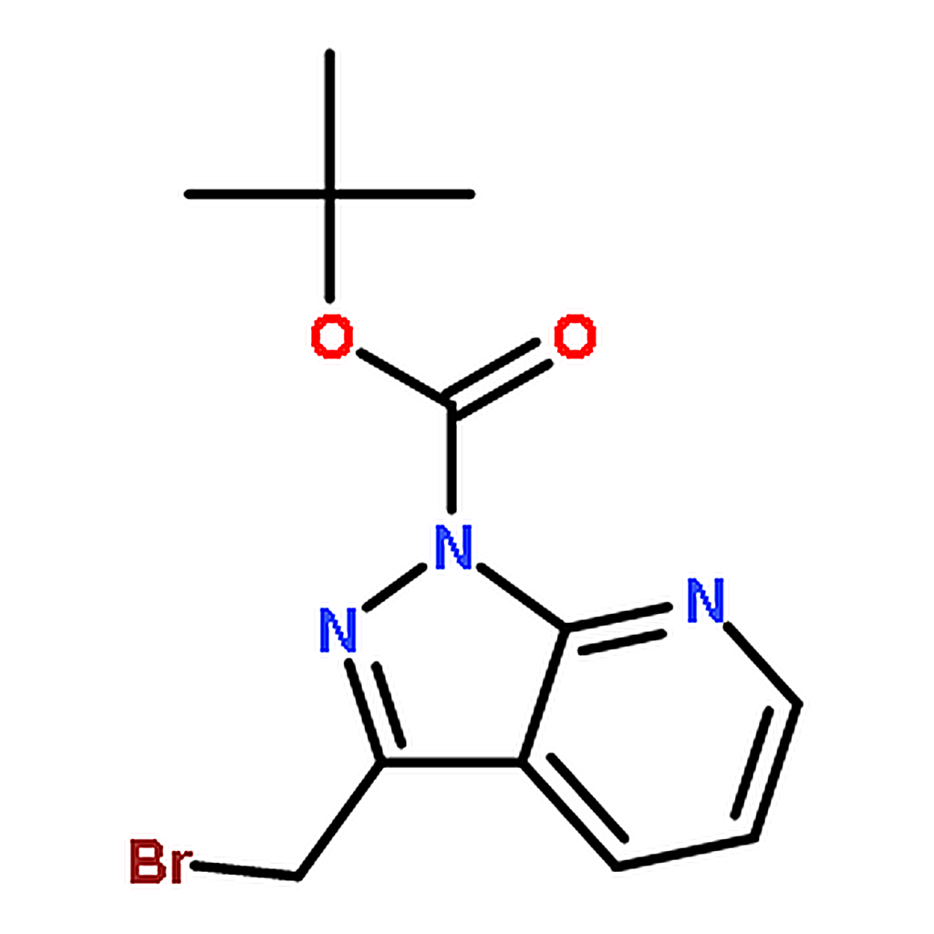 RHAWN tert-Butyl 3-(bromomethyl)-1H-pyrazolo[3,4-b]pyridine-1-carboxylate