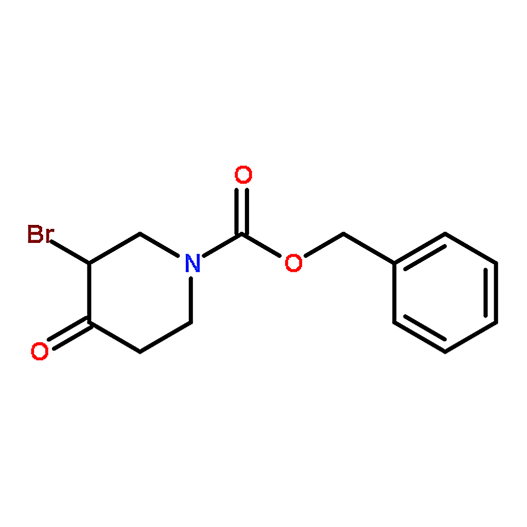 RHAWN Benzyl 3-bromo-4-oxopiperidine-1-carboxylate