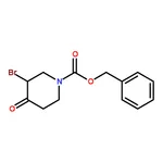 RHAWN Benzyl 3-bromo-4-oxopiperidine-1-carboxylate