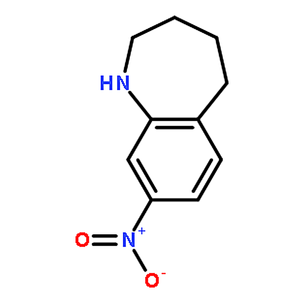 RHAWN 8-Nitro-2，3，4，5-tetrahydro-1H-benzo[b]azepine