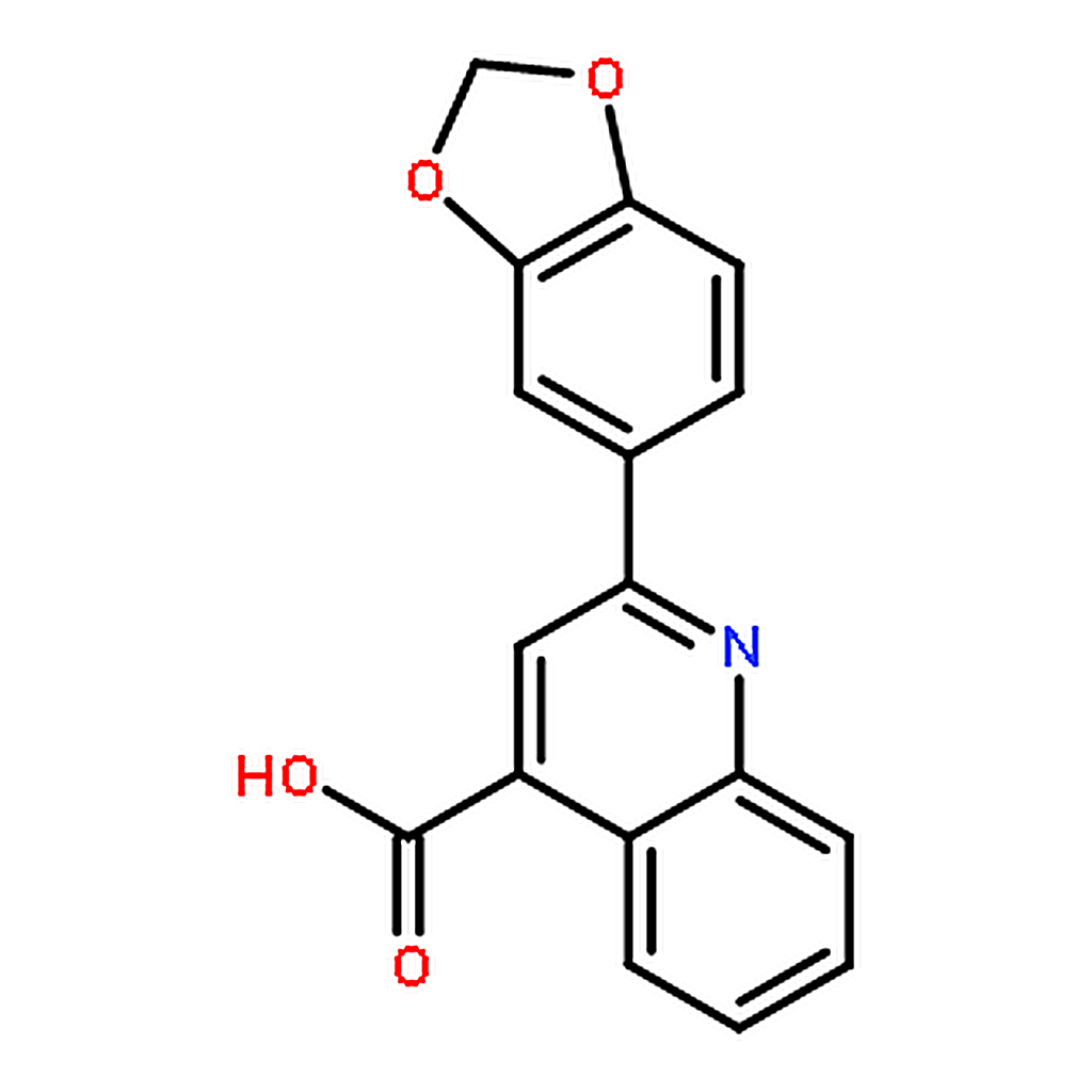 RHAWN 2-(Benzo[d][1,3]dioxol-5-yl)quinoline-4-carboxylic acid