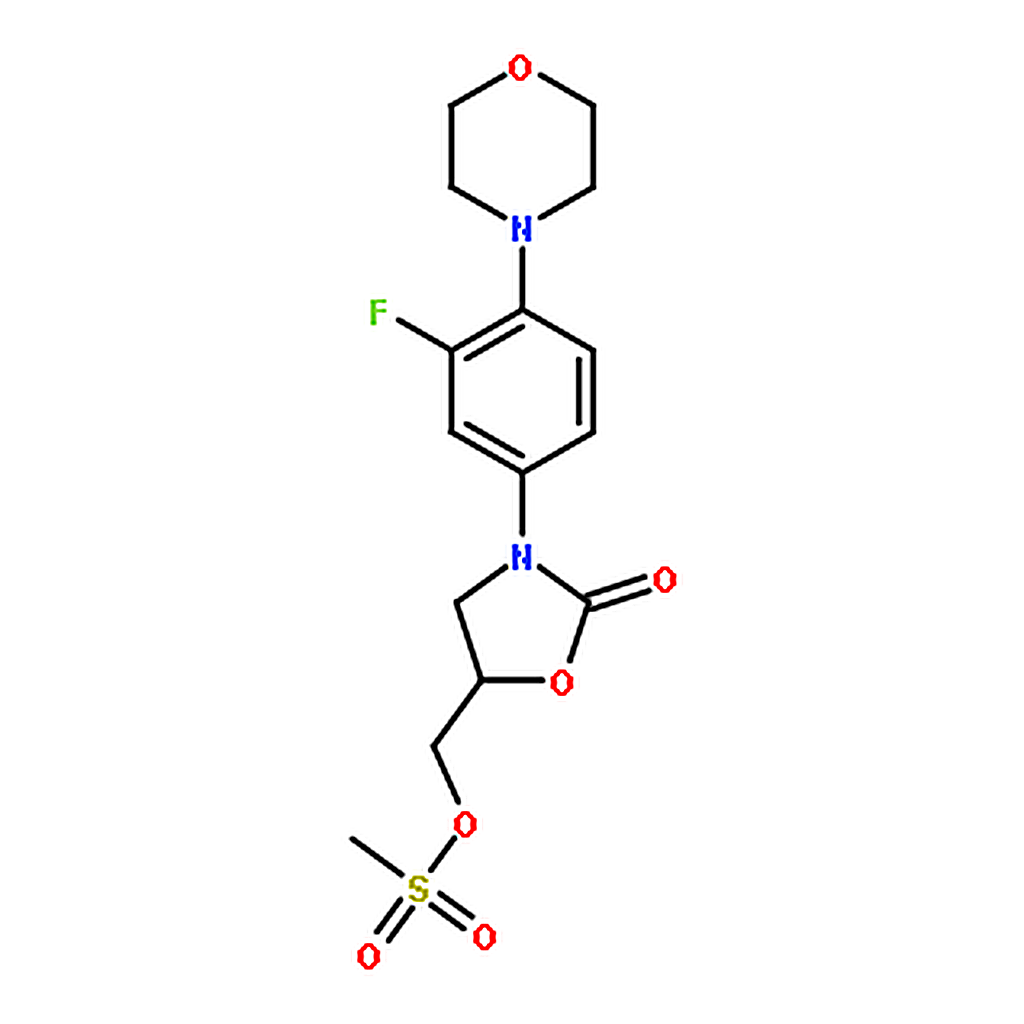 RHAWN (R)-(3-(3-Fluoro-4-morpholinophenyl)-2-oxooxazolidin-5-yl)methyl methanesulfonate