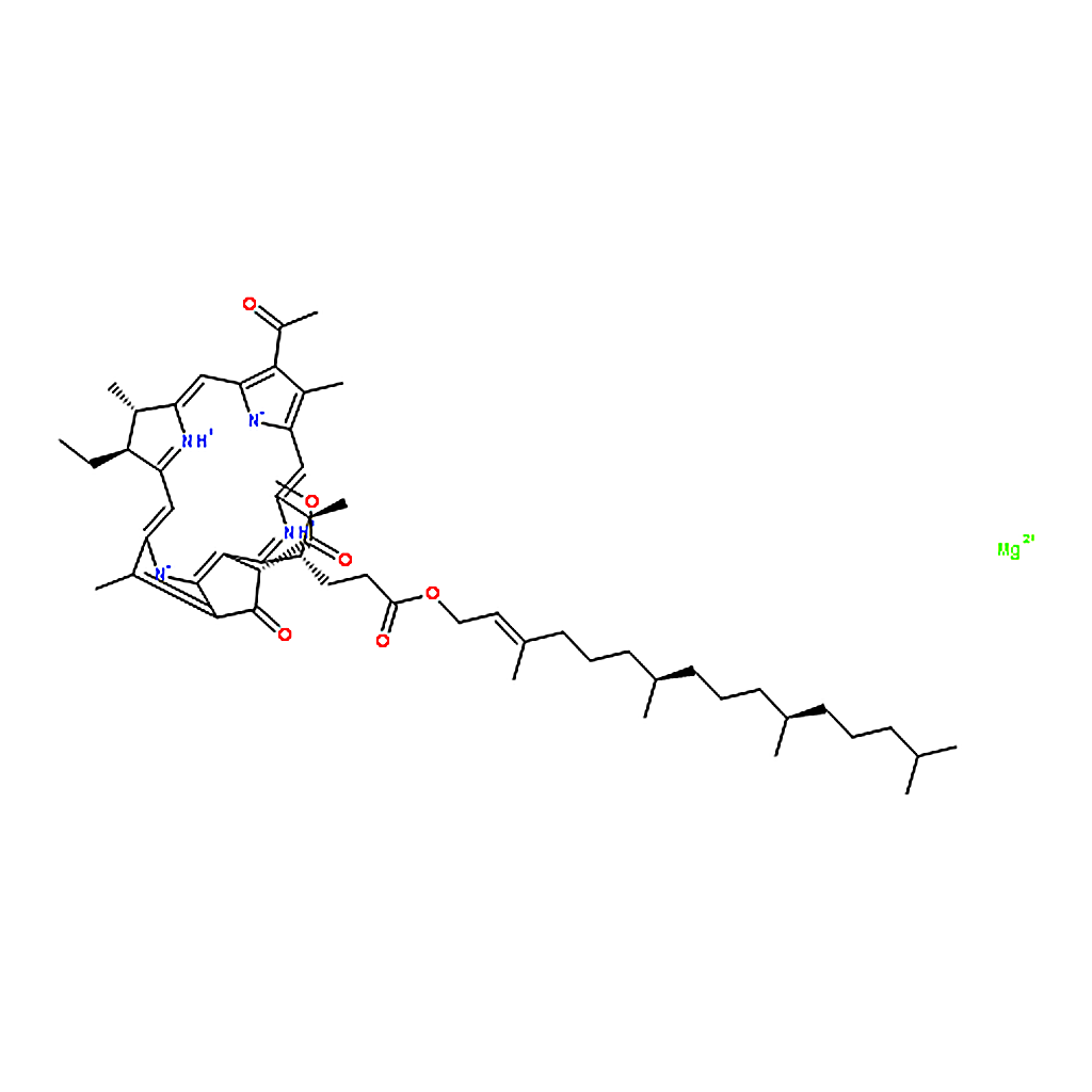 RHAWN Bacteriochlorophyll，from Rhodopseudomonas sphaeroides